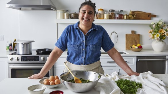 Samin Nosrat, the author of 'Salt Fat Acid Heat' and star of the related Netflix show, prepares a Persian version of frittata.