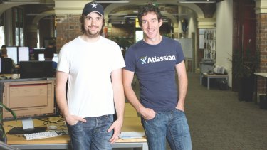 Atlassian founders Mike Cannon-Brookes and Scott Farquhar will hold 67.2 per cent of the total shares outstanding after the IPO.