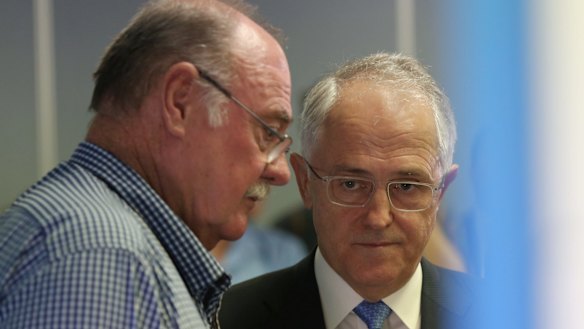Mr Entsch, pictured with Prime Minister Malcolm Turnbull, supports a free vote on same-sex marriage