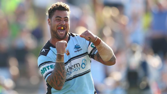 In form: Sharks prop Andrew Fifita.