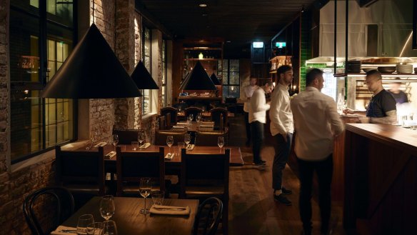 The interior at Lesa above Embla in Melbourne.