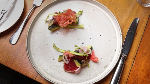 Pearce's pick: The seared bluefin tuna at Donovans.