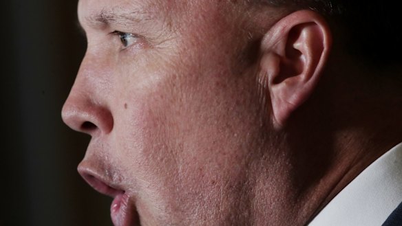 Blunt instrument: Peter Dutton is only the latest in a long line of Australian officials trying to use language to shore up his political objectives.