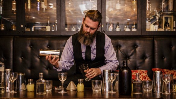 SYDNEY, NEW SOUTH WALES - MARCH 19:  The side room at Eau-de-vie in Darlinghurst on March 19, 2016 in Sydney, Australia.  (Photo by Brook Mitchell/Fairfax Media)