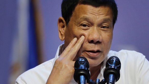 Philippine President Rodrigo Duterte.