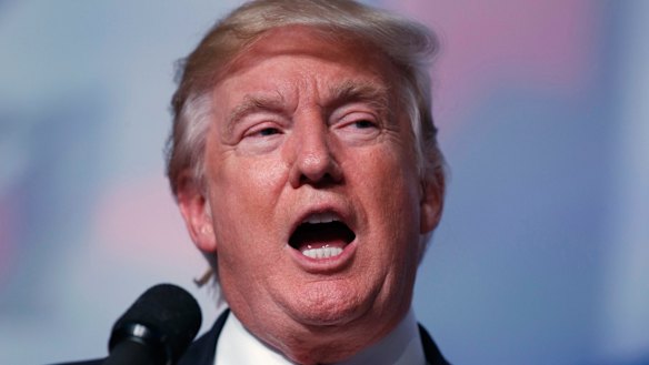 Master of innuendo: Republican presidential candidate Donald Trump.