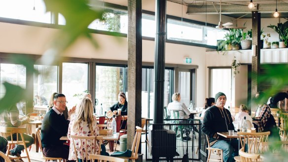 The cafe at Common Ground Project, Freshwater Creek.