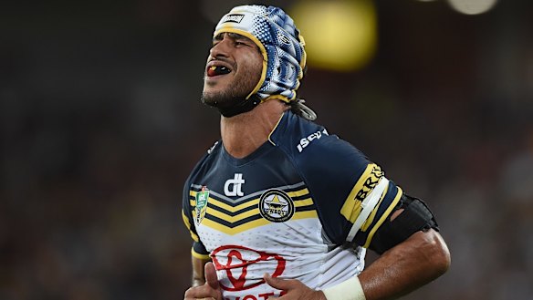 Gutted: Can JT lift his Cowboys at home in Townsville?