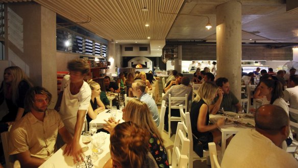 Da Orazio Pizza and Porchetta soon after opening in Bondi in 2014.