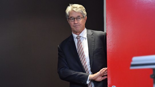 Outgoing AFL chairman, Mike Fitzpatrick.