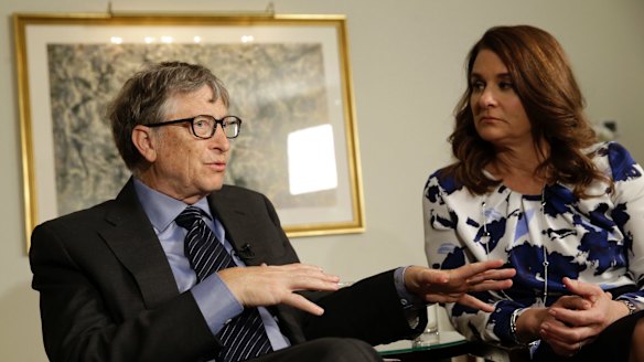 Bill and Melinda Gates are looking for the 'moon shot'.