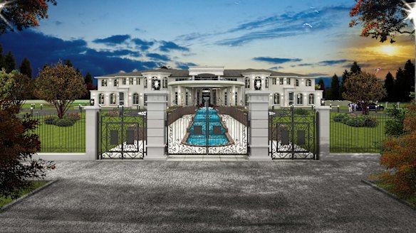 Cr Khan's planned Tarneit mansion is to have 16 bedrooms.