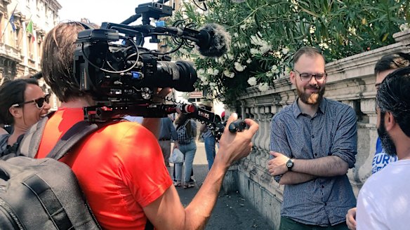 Robert Timm, right, says participants in the group have matured.