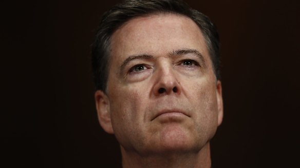Sacked: Former FBI director James Comey.