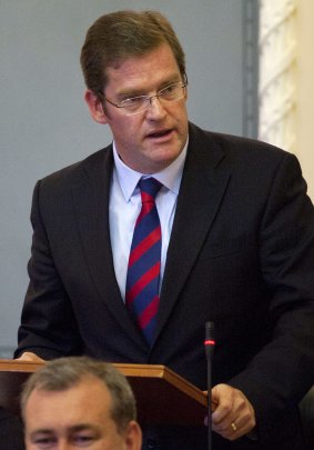 John McVeigh in Queensland Parliament.