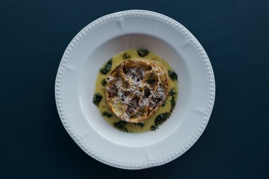 Lasagnetta with white ossobuco ragu and gremolata.
