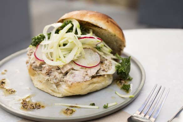 Henry Lee's turns it up to 11 with hefty dishes such as the Pork of Gibraltar roll with slow-roasted pork shoulder baked in fennel seed and honey.