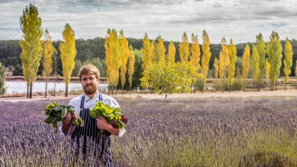 Chef Hugh Maxwell at Sault Restaurant in Daylesford.