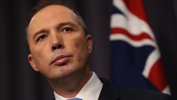 Immigration Minister Peter Dutton.
