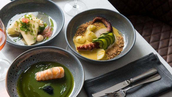 A selection of main courses from the Stables in Paddington.