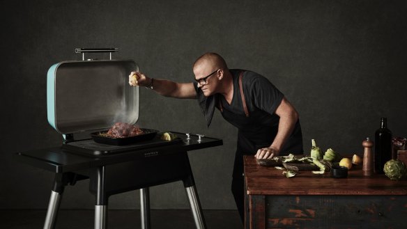 Blumenthal's approach is to treat your barbecue like a laidback outdoor kitchen. 