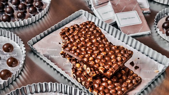For the first time, Pidapipo has delved into making chocolate products, including pralines, truffles and bars.
