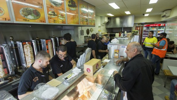 Katik kebab shop runs flat-chat from morning until night.