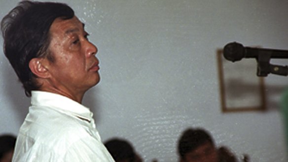 Executed: Dutch citizen Ang Kiem Soei, seen here during his trial in 2003.