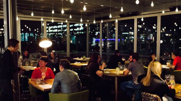 The interior at LuMi Dining in Pyrmont, Sydney.