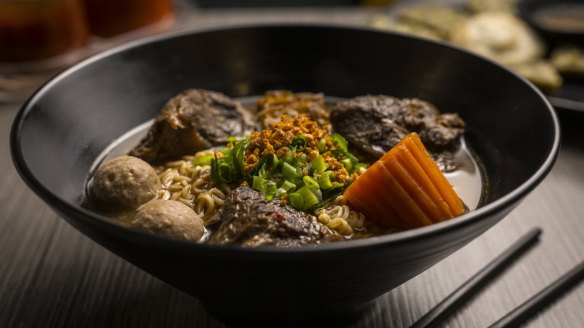 Go-to dish: stewed beef noodle soup.