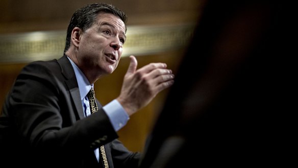 FBI director James Comey speaks during a Senate Judiciary Committee hearing in Washington, DC, in June.