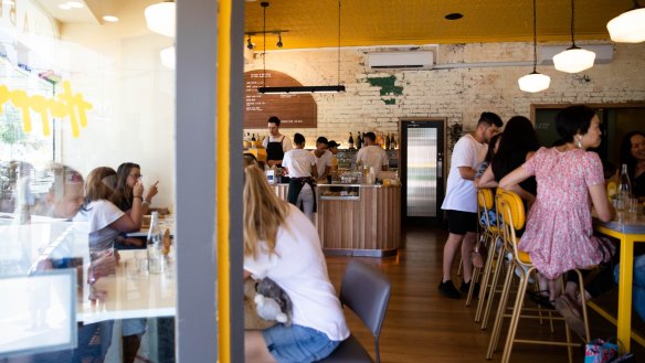 Happyfield cafe in Haberfield.