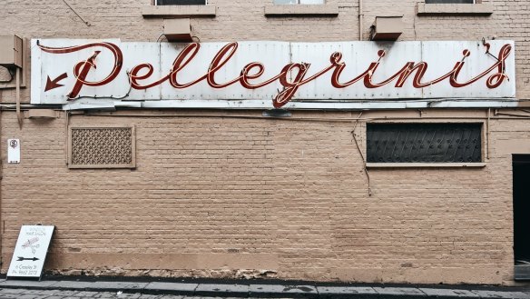 Melbourne's legendary, never-to-be-renovated Pellegrini's.