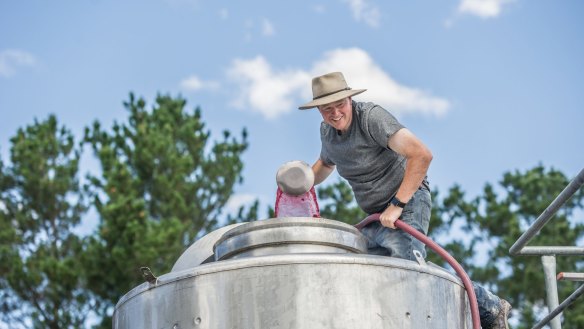Chris Carpenter is following in the footsteps of his parents Sue and Dave, who started Lark Hill.