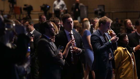 The Liberal Party election night function in Sydney.