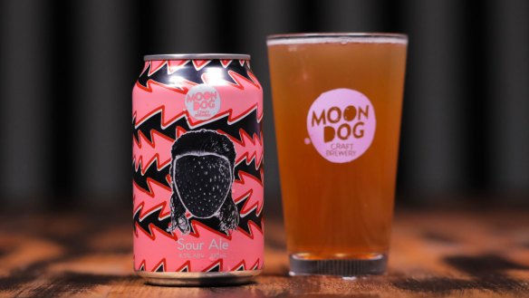 Moon Dog's "Jean-Strawb Van Damme" special release sour ale.