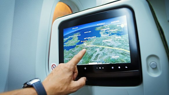 You might spot some unusual notes on the route map for your next flight.