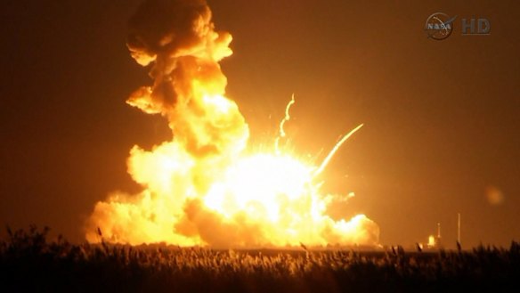 Orbital Sciences blames rocket engine failure for explosion