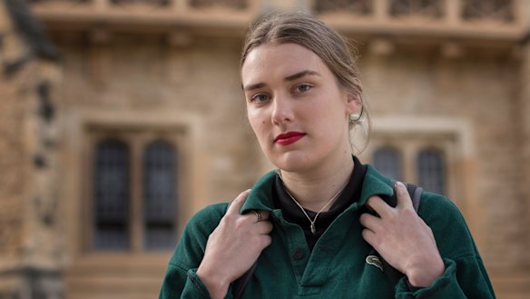 Abby Stapleton, the national women's officer for National Union of Students. 
