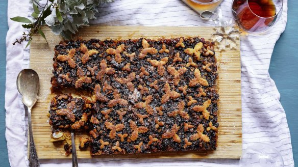 If you like mince pies, you'll love this share-friendly spiced slice.
