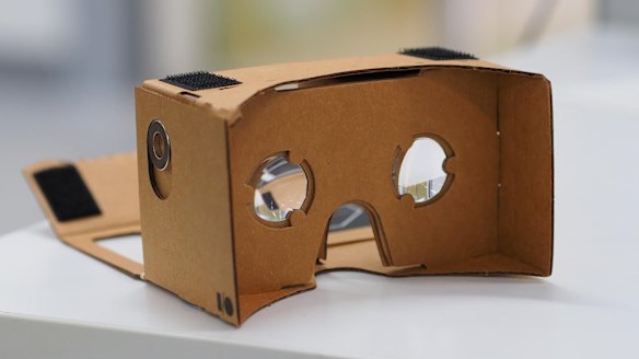 Google's Carboard VR visor.