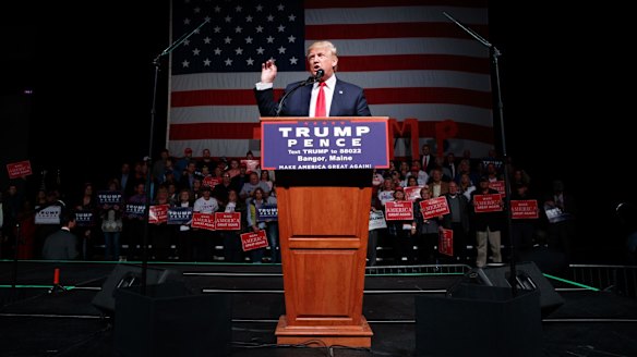 Republican presidential candidate Donald Trump.