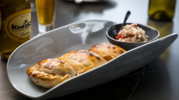 Citrico's empanadas come in three versions (beef, pork and vegetarian).