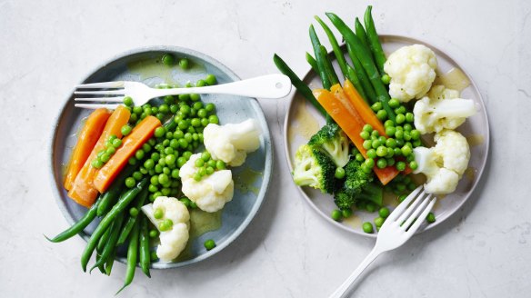 Adam Liaw's buttered vegetables, just like nan used to make.