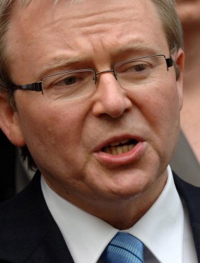 Former Australian prime minister Kevin Rudd.