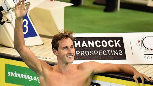 Man of the moment: Cameron McEvoy.