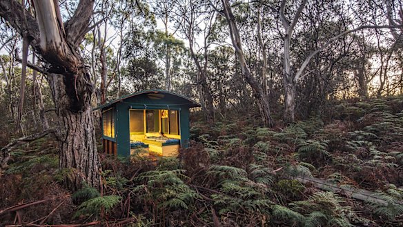 There are wilderness camps tucked away in national park along the walking route.