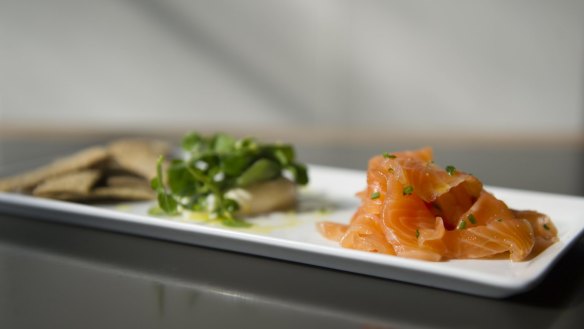 Whisky cured salmon