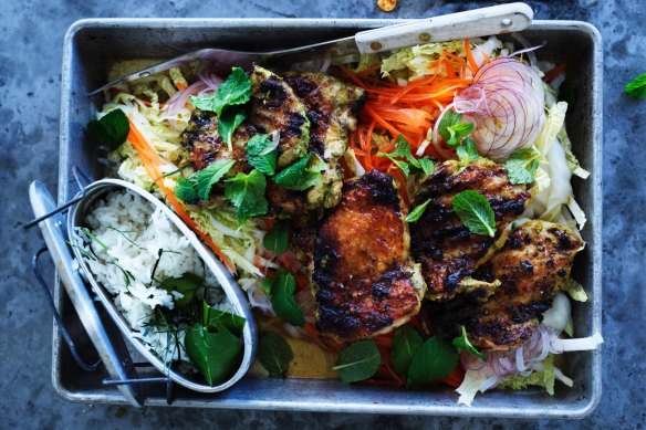 Indonesian-style barbecue chicken
 