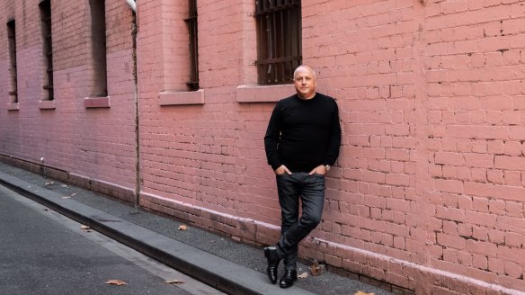 Chris Lucas at the site of Batard, in Bourke Street.